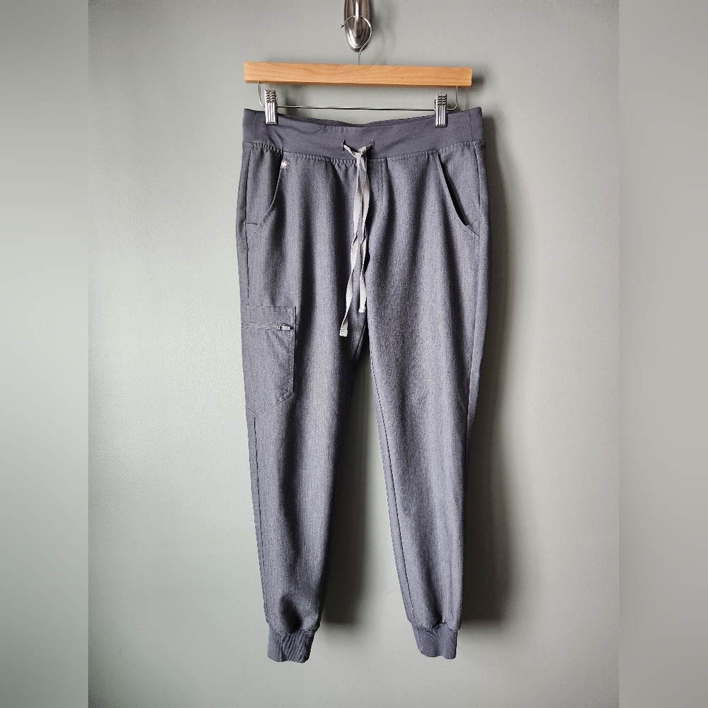 Figs Zamora Jogger Scrub Pants Graphite Gray Women's Size Small